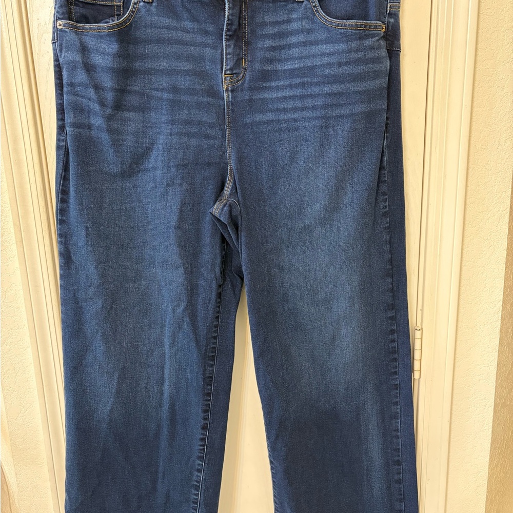 Torrid Dark Blue Straight Leg Jeans